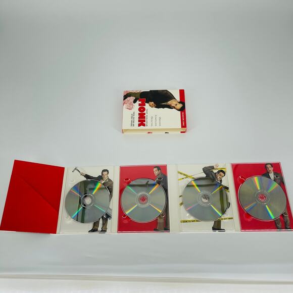 Monk - The Complete First Season (DVD, 2002, 4-Disc Set) - Good Used Condition - Picture 3 of 11